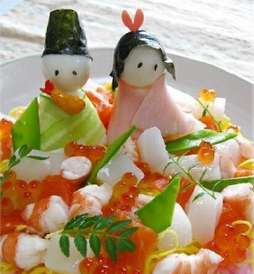 ひな祭り 3月3日 由来 起源 雛人形 遊び 桃の節句 流し雛とは　ちらし寿司
